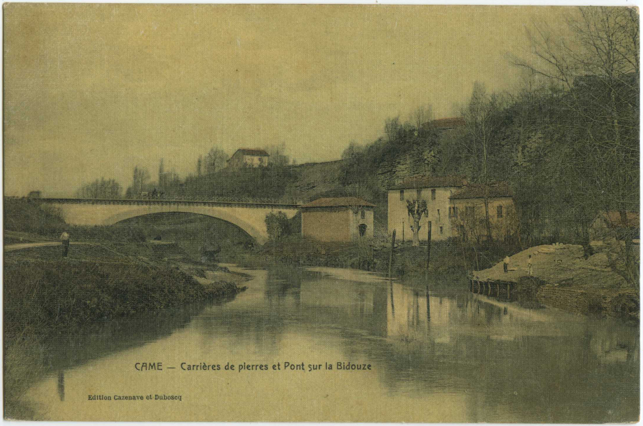 Came - Carrières de pierres et Pont sur la Bidouze