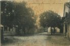 Carte postale ancienne - Castagnède - Place de la Mairie