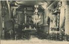 Carte postale ancienne - Castagnède - Intérieur de l'Eglise.