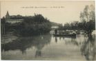 Carte postale ancienne - Castagnède - Les Bords du Gave