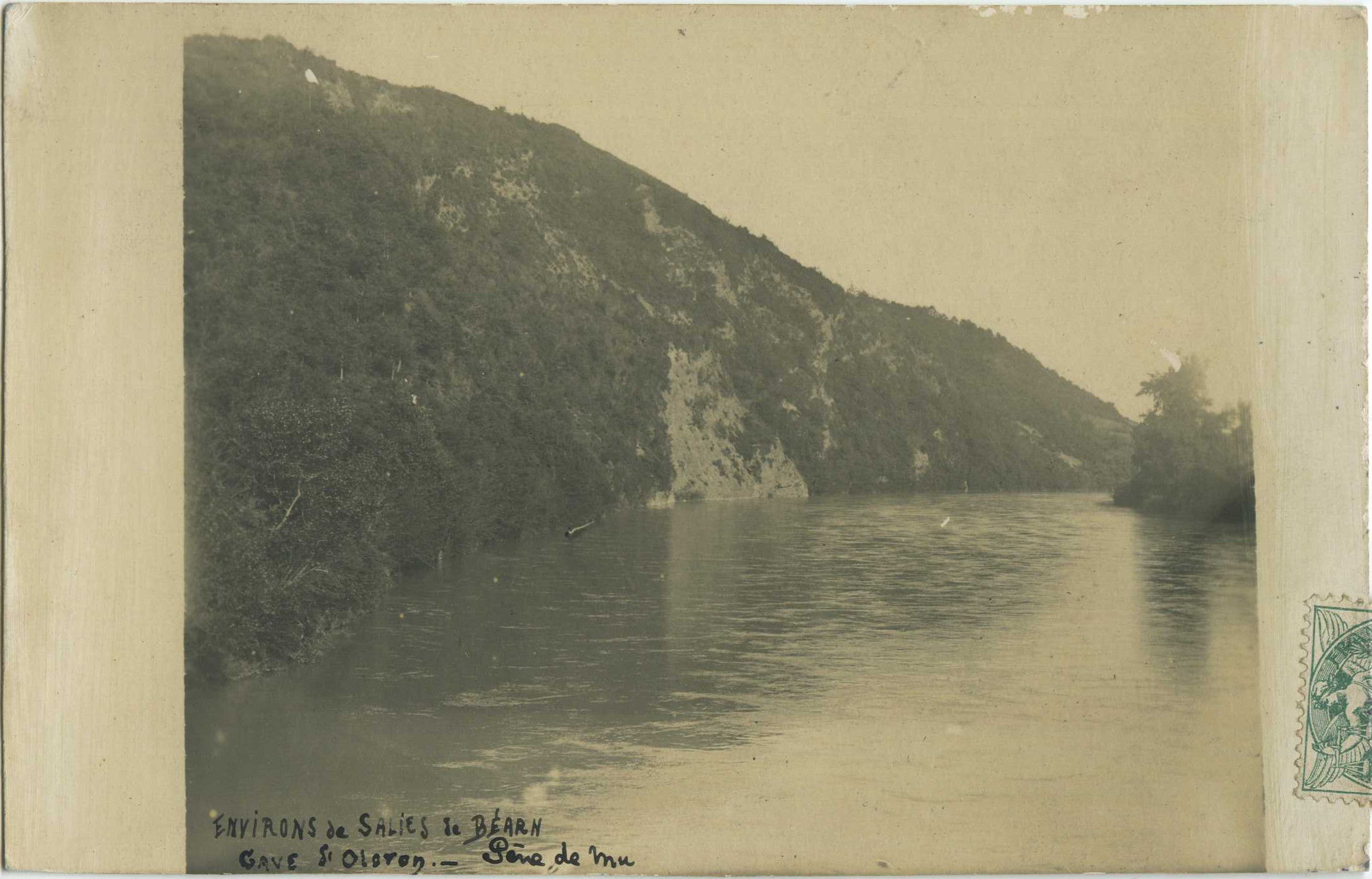 Castagnède - Carte photo - Pène de Mû