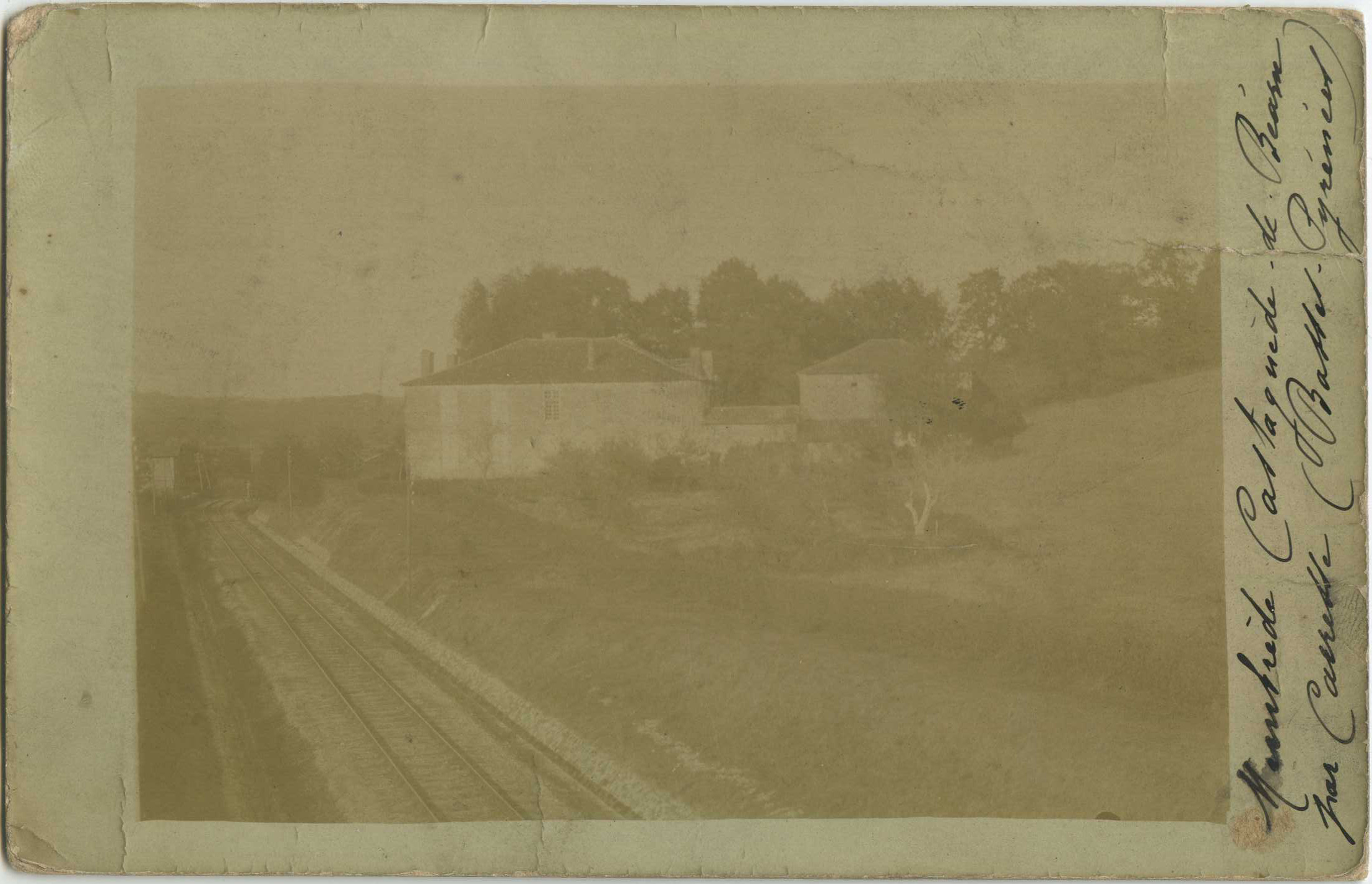 Castagnède - Carte photo - Maison Membrède