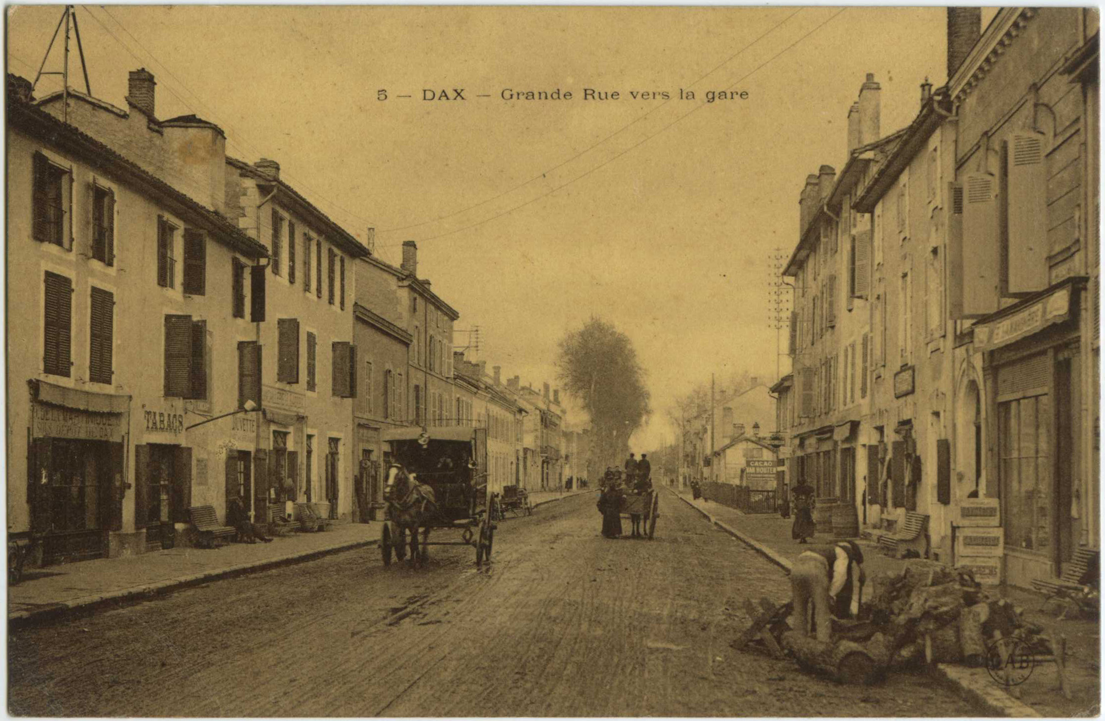 Dax - Grande Rue vers la gare