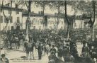 Carte postale ancienne - Dax - Une Foire aux chevaux