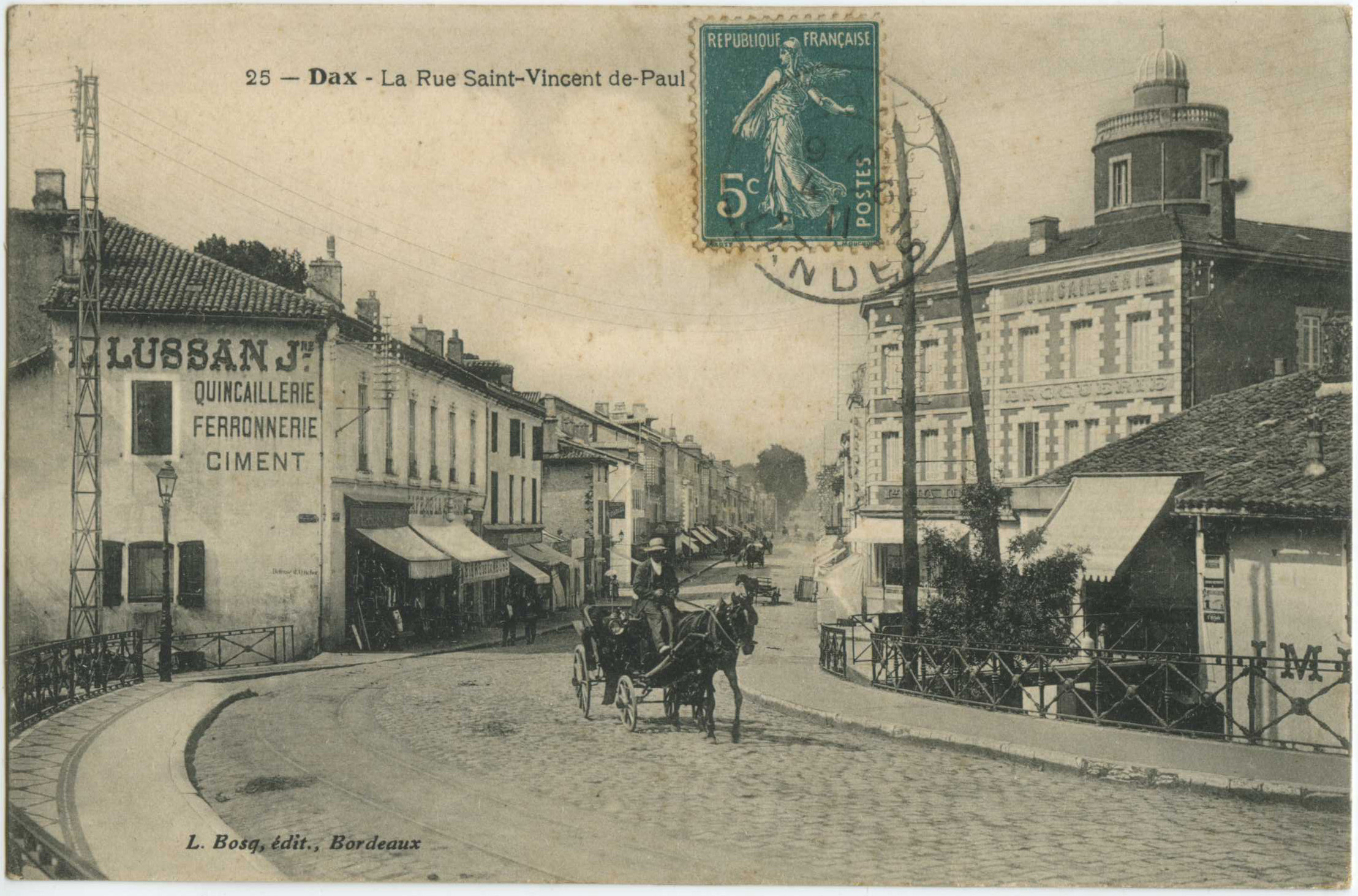 Dax - La Rue Saint-Vincent de-Paul