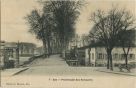 Carte postale ancienne - Dax - Promenade des Remparts