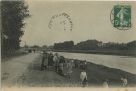 Carte postale ancienne - Dax - Les rives de l'Adour et le Bois de Boulogne