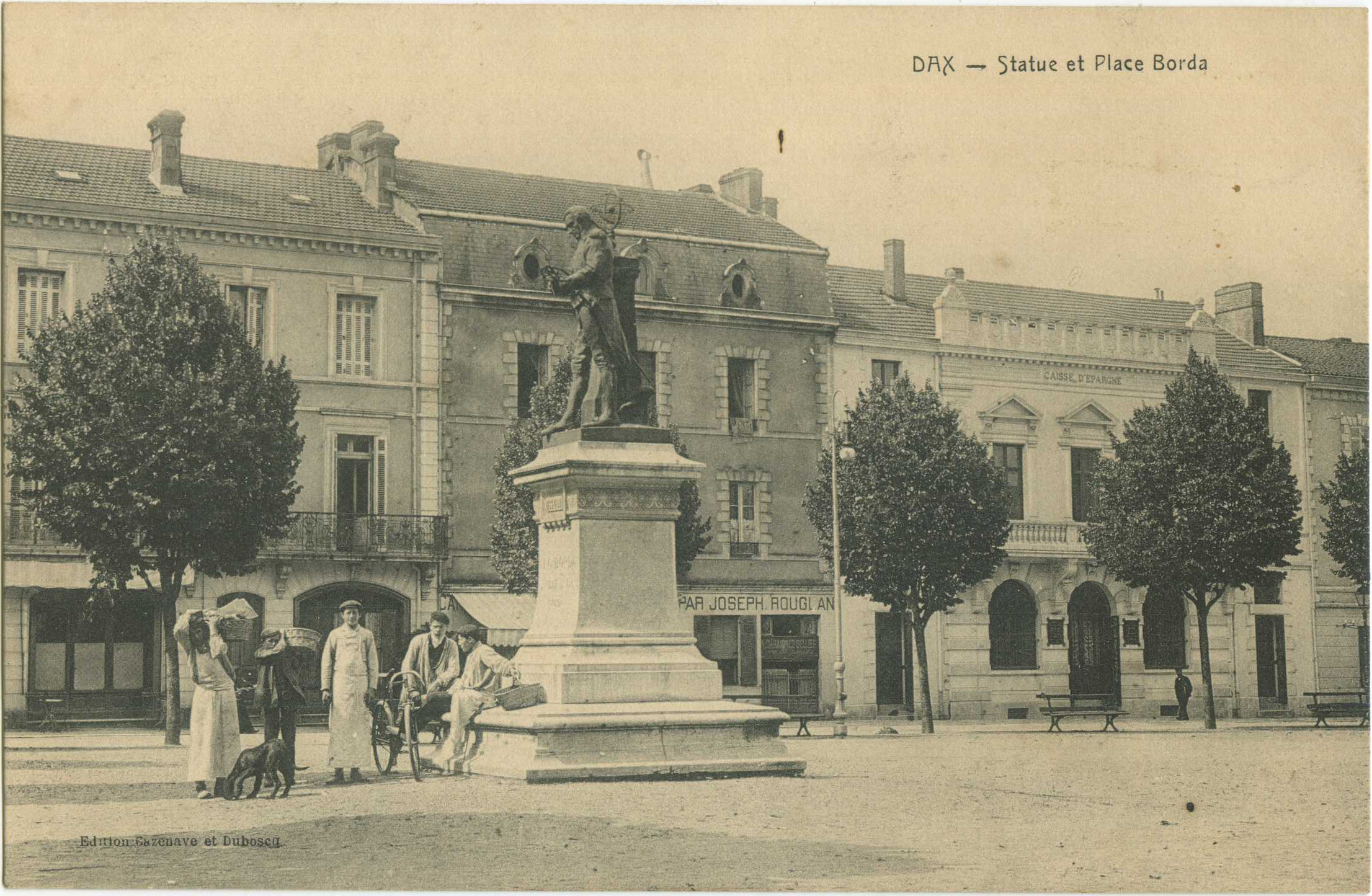 Dax - Statue et Place Borda