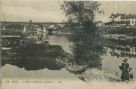 Carte postale ancienne - Dax - L'Adour devant les Baignots.