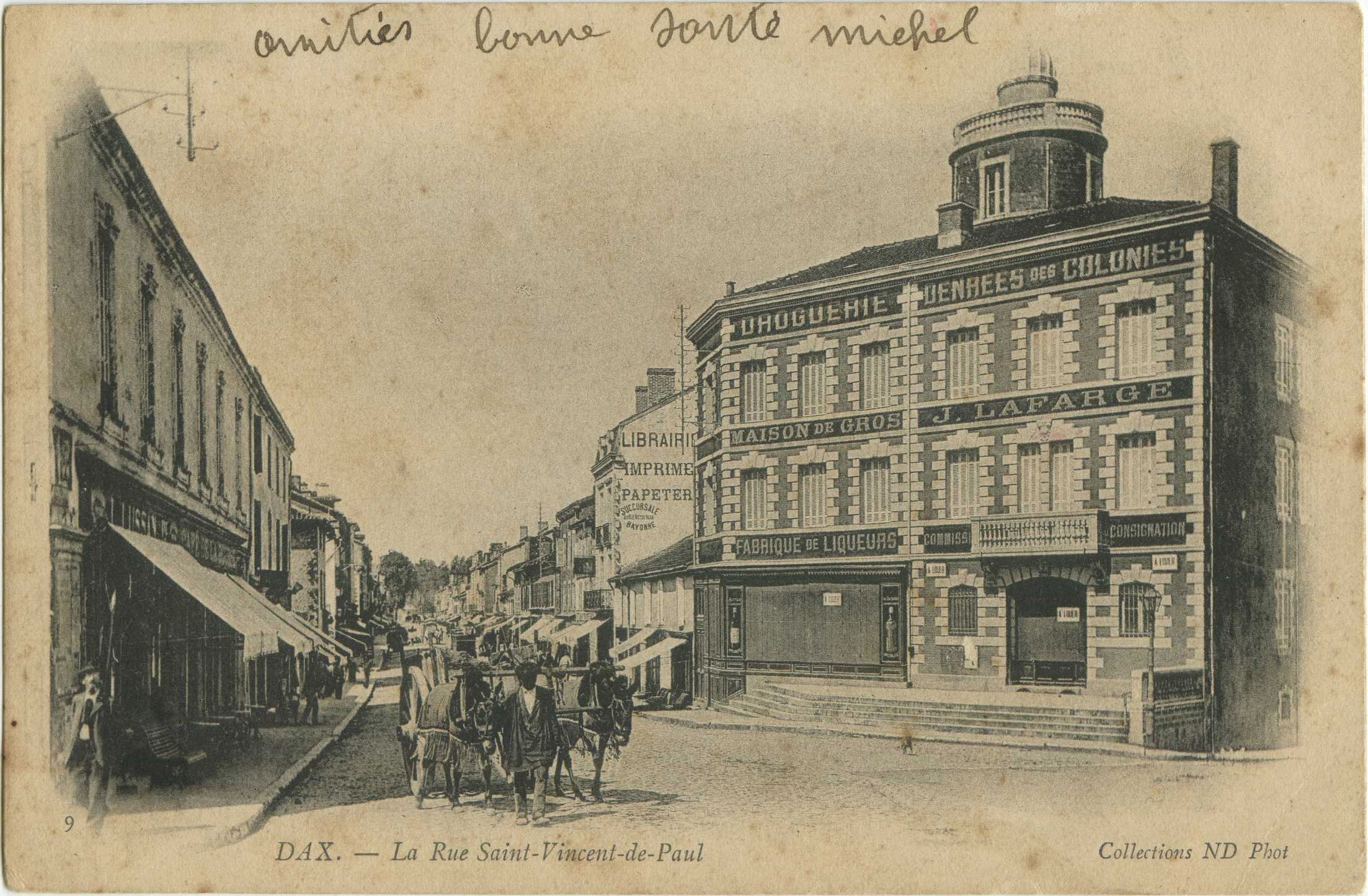 Dax - La Rue Saint-Vincent-de-Paul