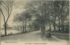 Carte postale ancienne - Dax - Promenade des Baignots Carte postale ancienne - Dax - Promenade des Baignots