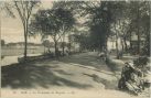 Carte postale ancienne - Dax - La Promenade des Baignots.