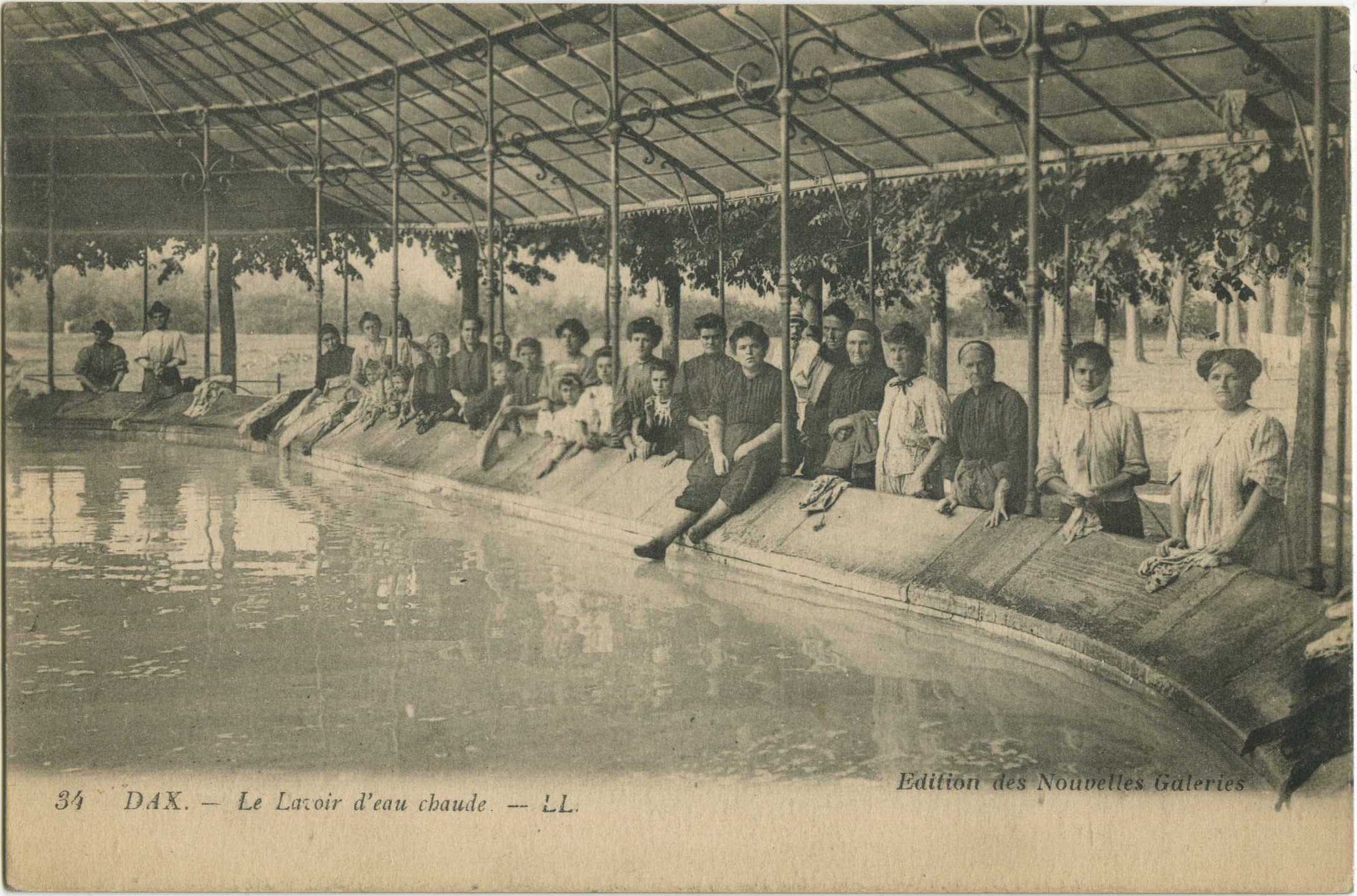 Dax - Le Lavoir d'eau chaude.