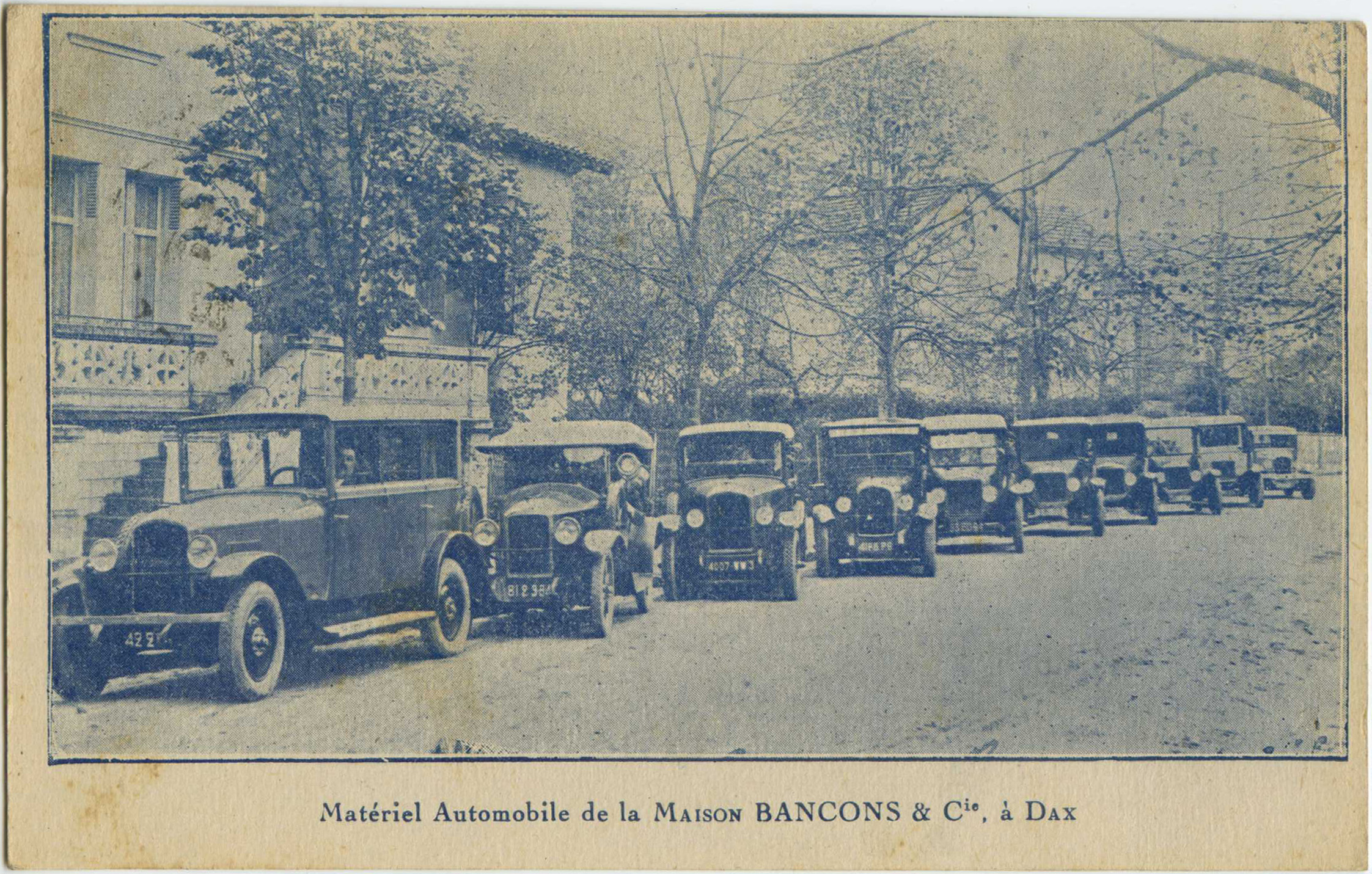 Dax - Matériel Automobile de la Maison BANCONS & C<sup>ie</sup>, à Dax