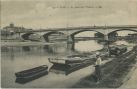 Carte postale ancienne - Dax - Le pont sur l'Adour