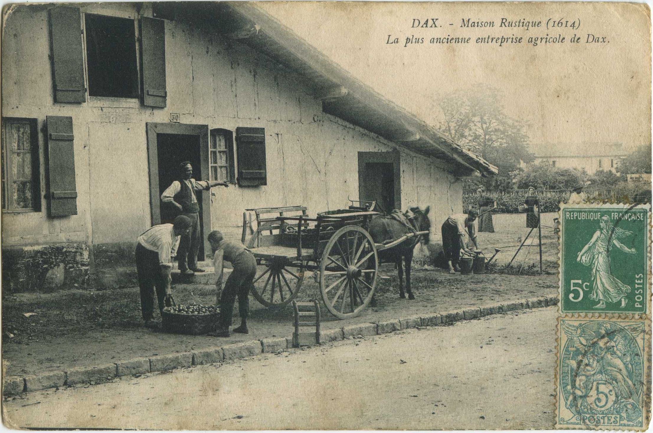 Dax - Maison Rustique (1614) - La plus ancienne entreprise agricole de Dax.