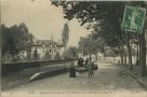 Carte postale ancienne - Dax - Boulevard Sadi-Carnot et l'Établissement Thermal des Baignots