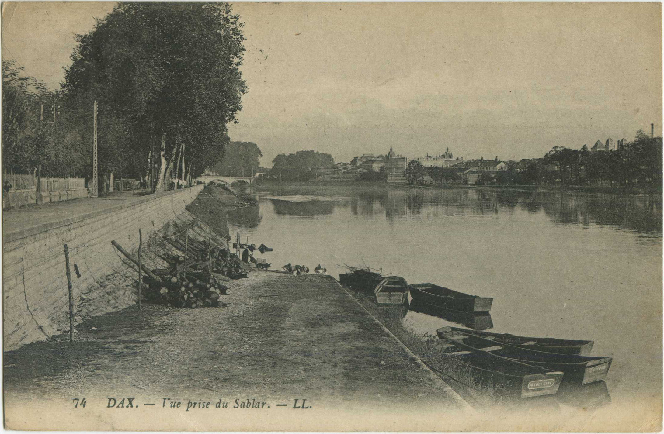 Dax - Vue prise du Sablar.