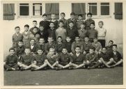 Carte postale ancienne - Dax - Ecole Saint Vincent - photo de classe - garçons ( peut-être 1960-1961 )