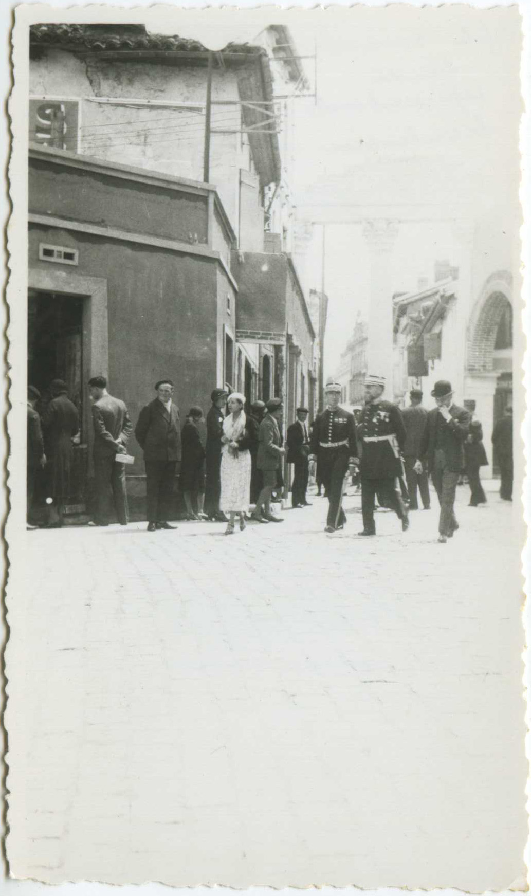 Dax - Photo - Commémorations du bicentenaire de Borda (5 juin 1933) - Représentants de la Marine