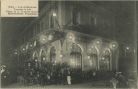 Carte postale ancienne - Dax - Café de Bordeaux - Vue prise la nuit - Place de la Fontaine Chaude - BONNEFONT, Propriétaire