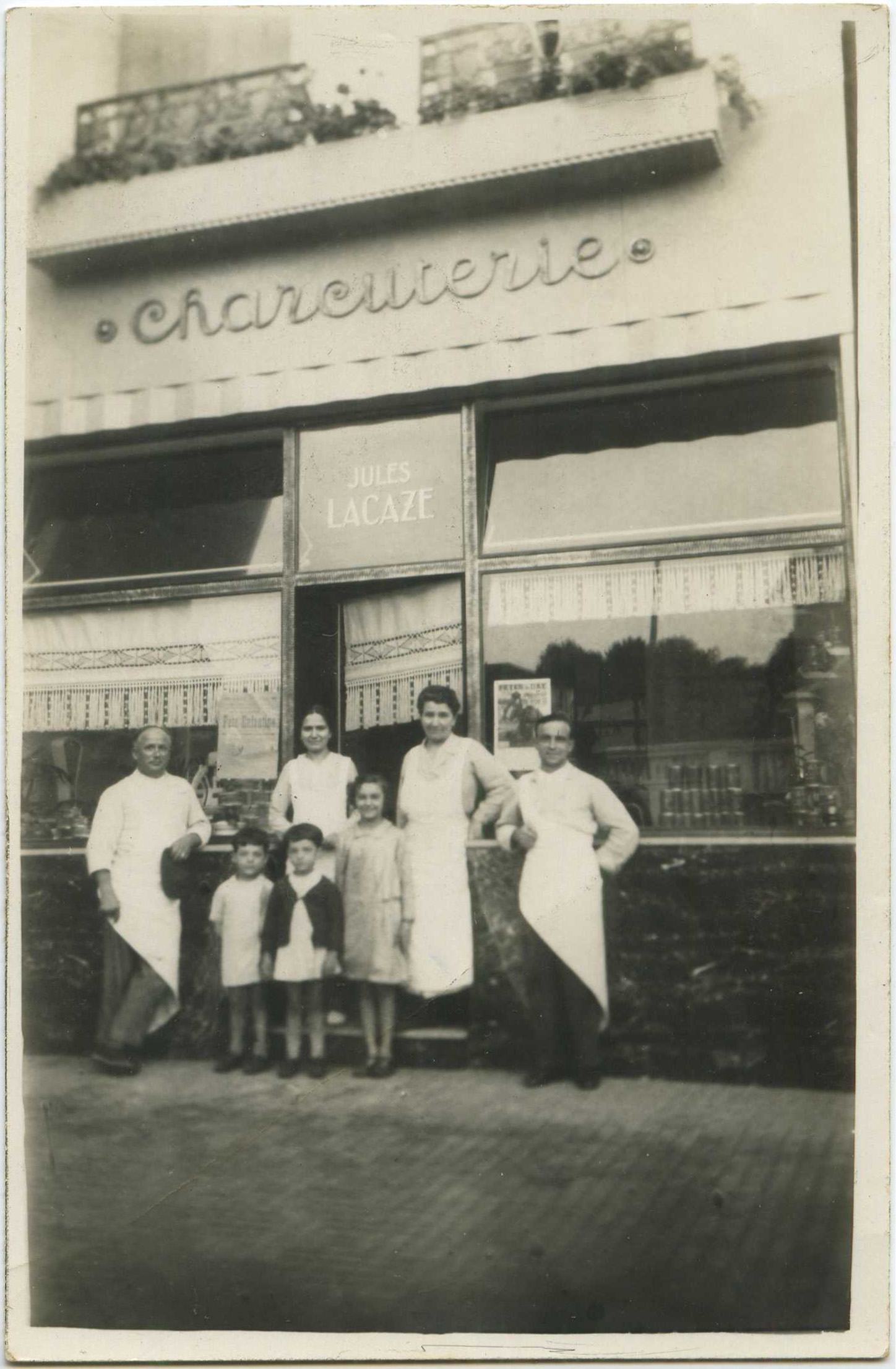 Dax - Carte photo - Charcuterie Jules Lacaze