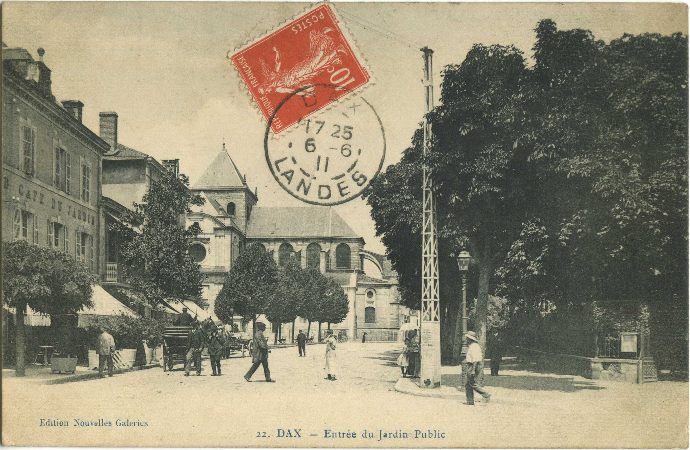 Dax - Entrée du Jardin Public