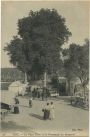 Carte postale ancienne - Dax - La Place Thiers et la Promenade des Remparts
