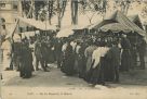 Carte postale ancienne - Dax - Sur les Remparts, le Marché