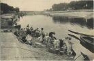 Carte postale ancienne - Dax - Le Port (Blanchisseuses)