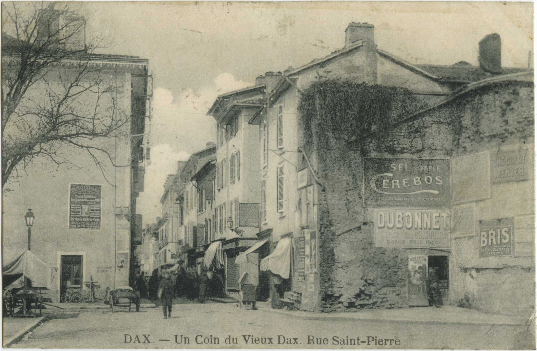 Dax - Un Coin du Vieux Dax. Rue Saint-Pierre