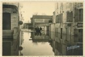 Photo ancienne - Dax - Photo - Crue de 1952 - La rue de la Tannerie