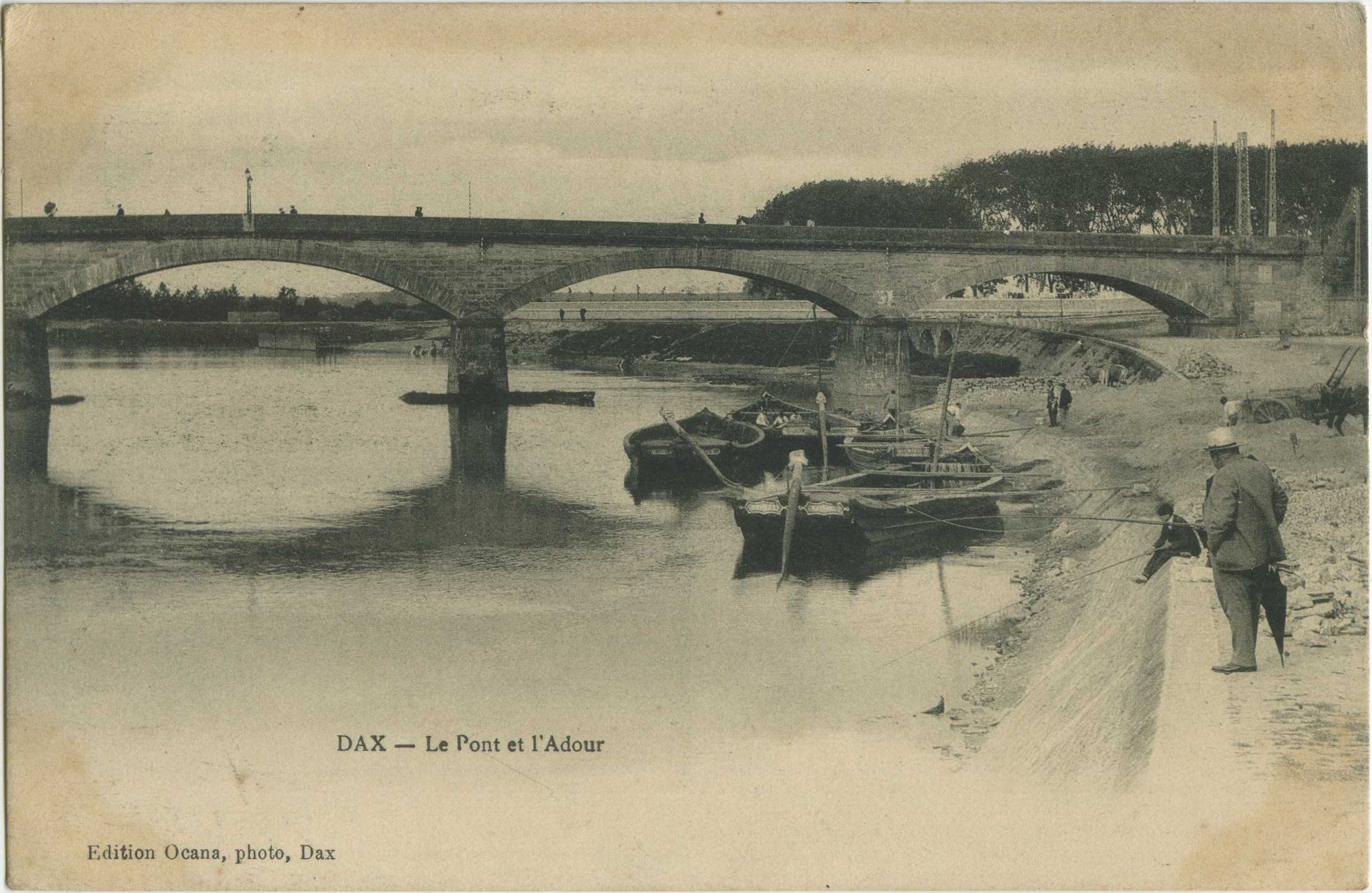 Dax - Le Pont et l'Adour