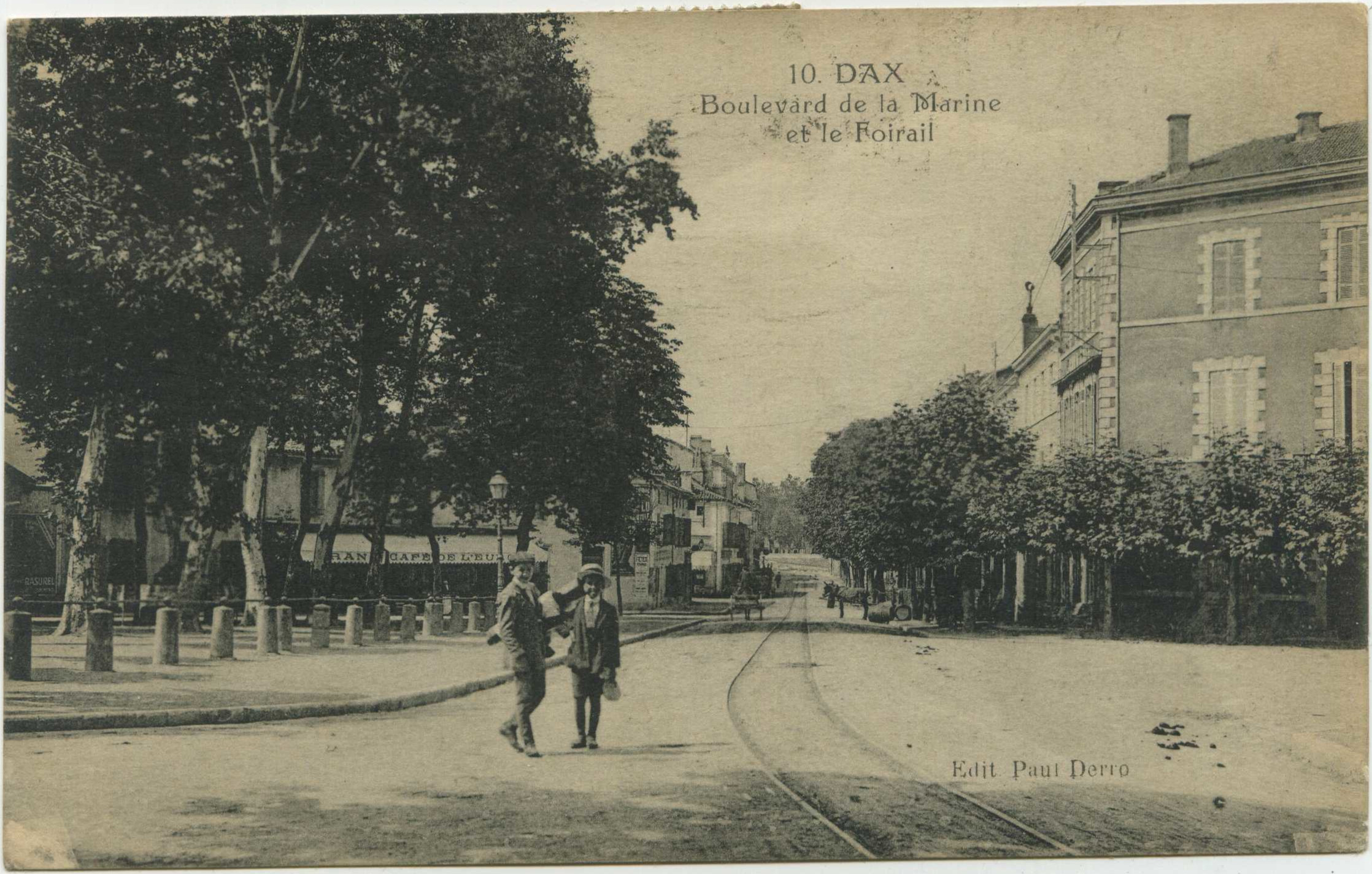 Dax - Boulevard de la Marine et le Foirail