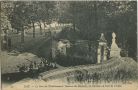 Carte postale ancienne - Dax - Le Parc de l'Établissement Thermal des Baignots, la Terrasse au bord de l'Adour