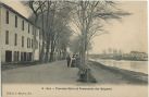 Carte postale ancienne - Dax - Thermes Séris et Promenade des Baignots