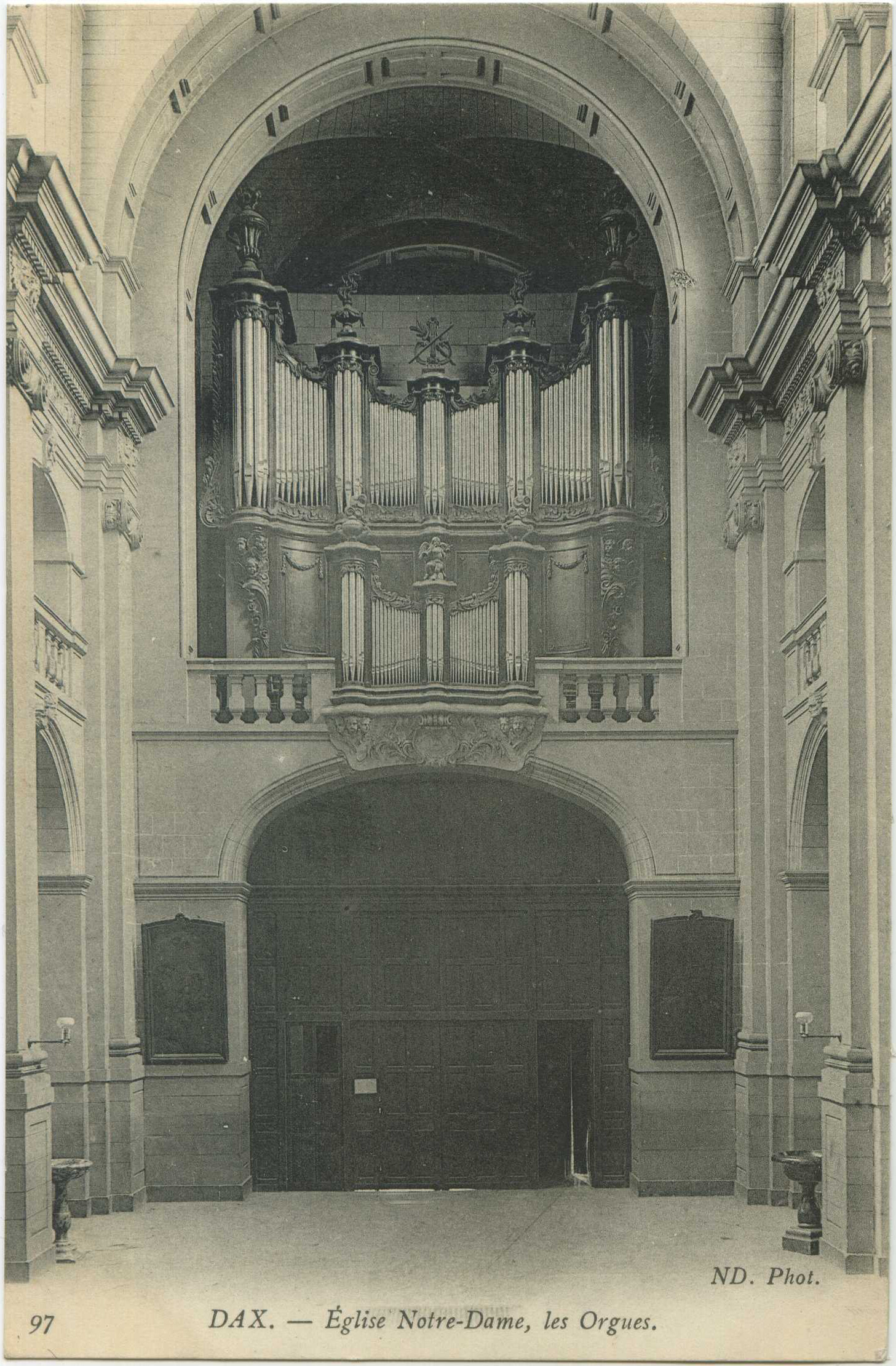 Dax - Église Notre-Dame, les Orgues.