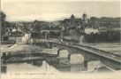 Carte postale ancienne - Dax - Vue générale et le Pont.