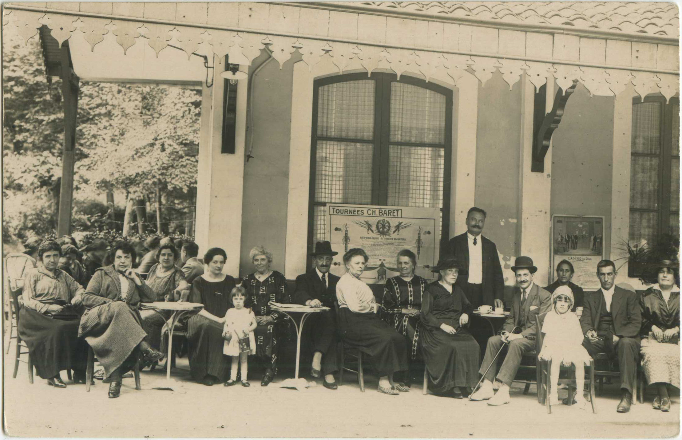 Dax - Carte-photo - Café de l'établissement thermal des Baignots