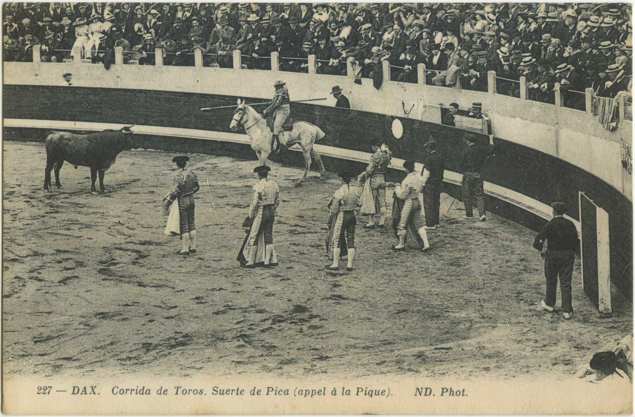 Dax - Corrida de Toros. Suerte de Pica (appel à la Pique).