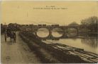 Carte postale ancienne - Dax - Le pont du chemin de fer sur l'Adour