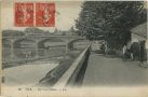 Carte postale ancienne - Dax - Pont sur l'Adour. Carte postale ancienne - Dax - Pont sur l'Adour.