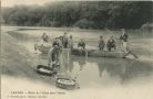 Carte postale ancienne - Landes - LANDES - Pêche de l'Alose dans l'Adour