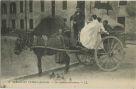 Carte postale ancienne - Landes - SCÈNES ET TYPES LANDAIS - Un Baptême en voiture.