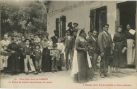 Carte postale ancienne - Landes - Une Noce dans les LANDES - Le Maître de maison introduisant les époux