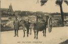 Carte postale ancienne - Landes - Dans les Landes - Attelage de Boeufs