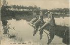 Carte postale ancienne - Landes - Au Lavoir - Jeunes landaises