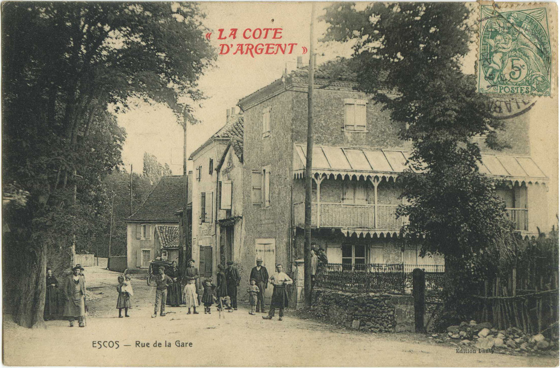 Escos - Rue de la Gare