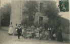 Carte postale ancienne - Escos - École privée des Filles