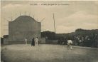 Carte postale ancienne - Escos - Partie de pelote au Fronton